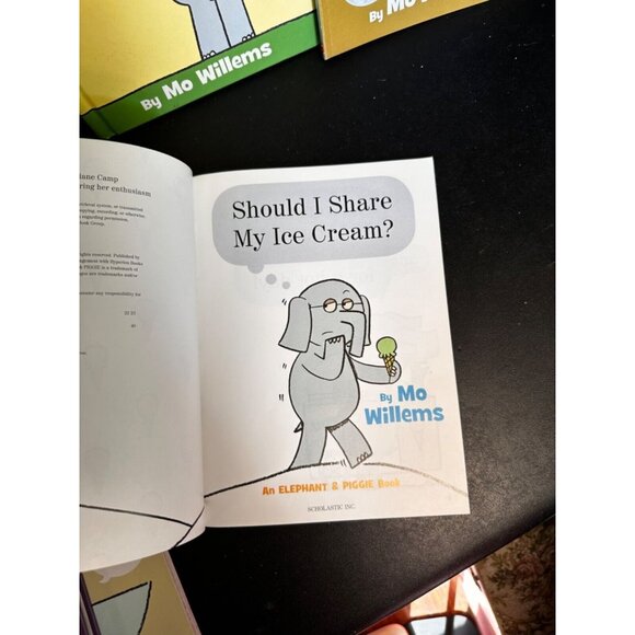 Mo Willems Elephant and Piggie Books Lot Waiting is not easy Should I share ice - Picture 7 of 8